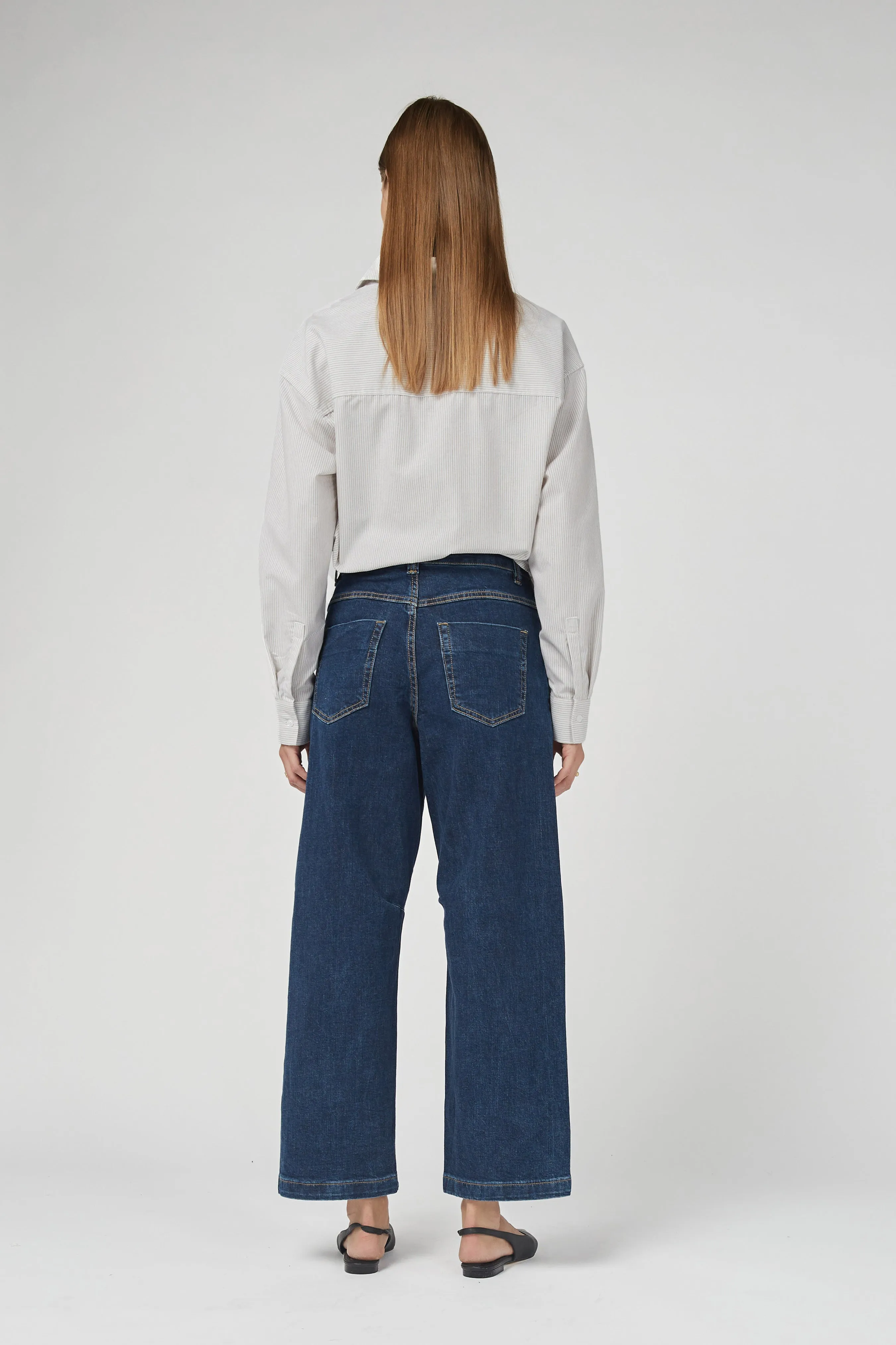 Alaia Blue Tapered Jeans