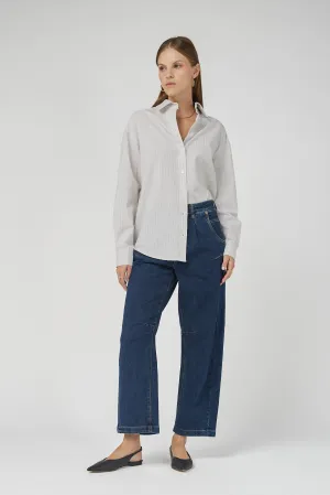 Alaia Blue Tapered Jeans