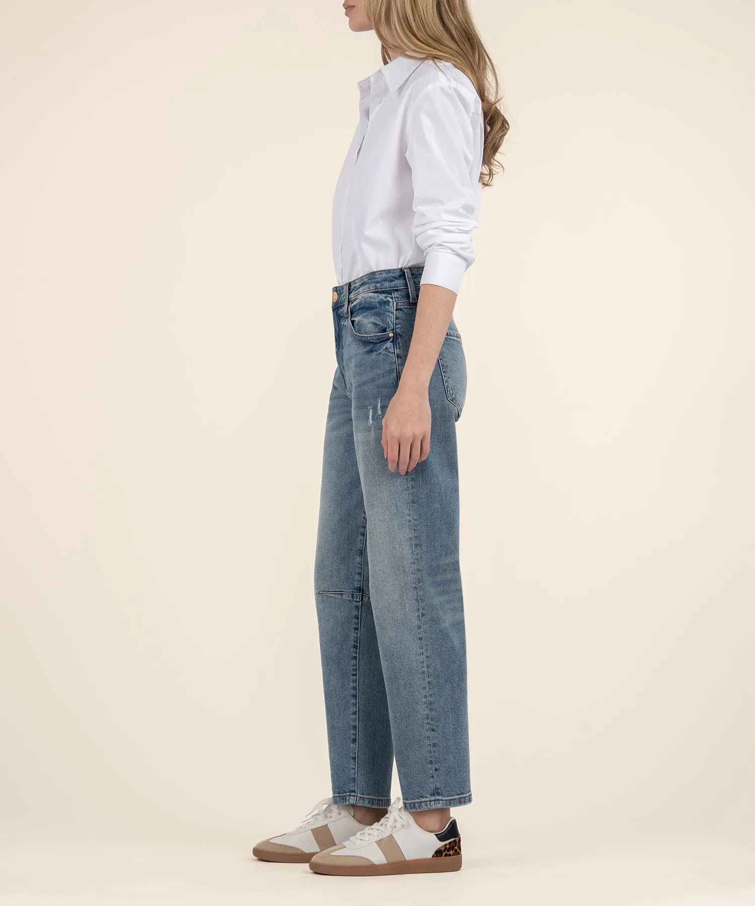 Ashley High Rise Barrel Leg