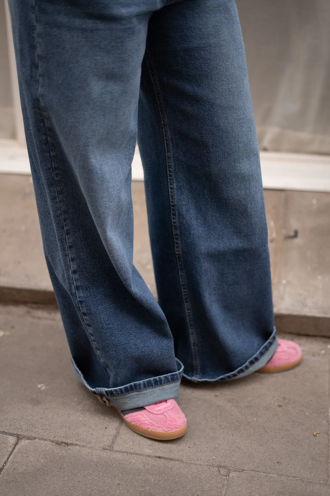 BAGGY HIGH RISE - DARK BLUE