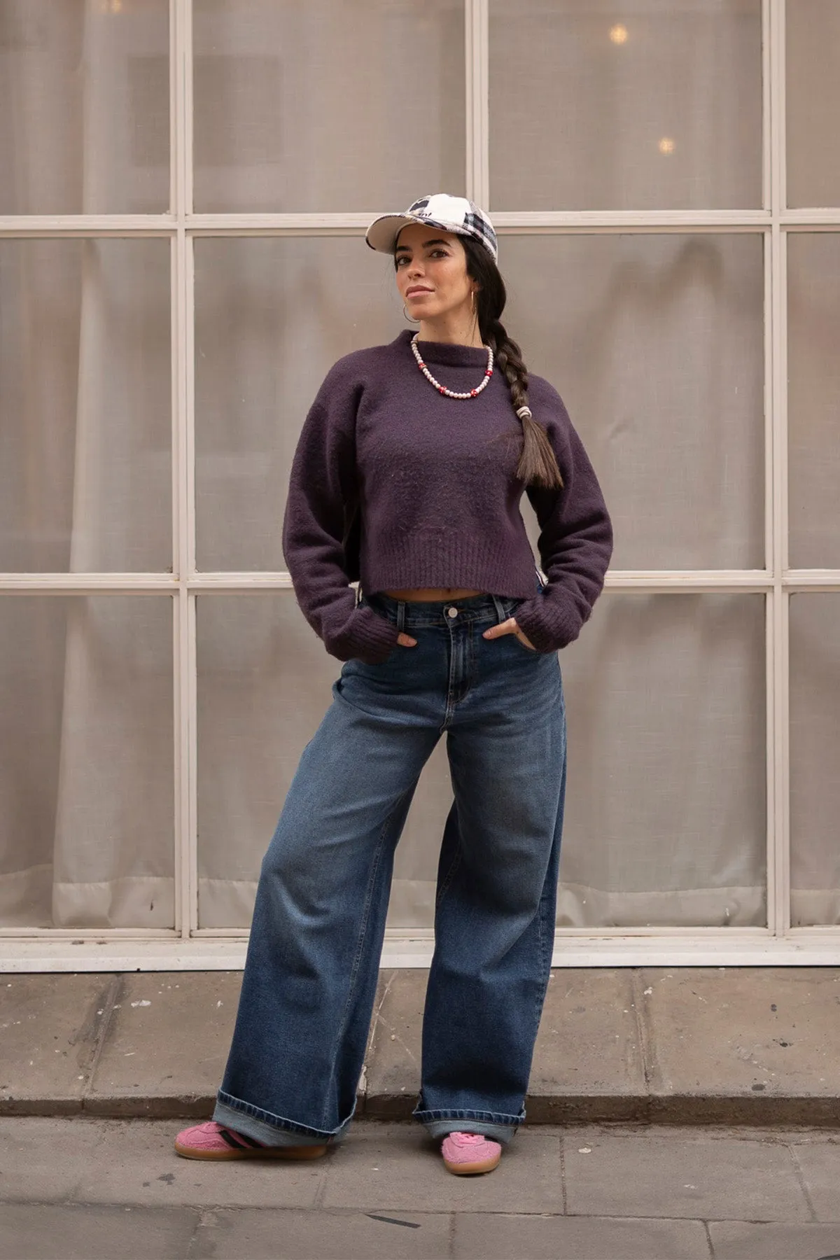 BAGGY HIGH RISE - DARK BLUE