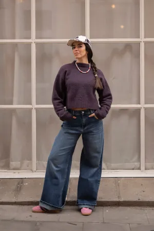 BAGGY HIGH RISE - DARK BLUE