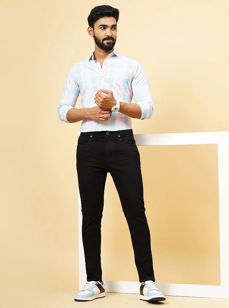 Black Washed Rider Fit Jeans | JadeBlue
