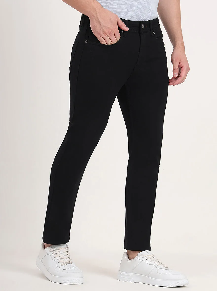 Black Washed Slim Fit Jeans | Greenfibre