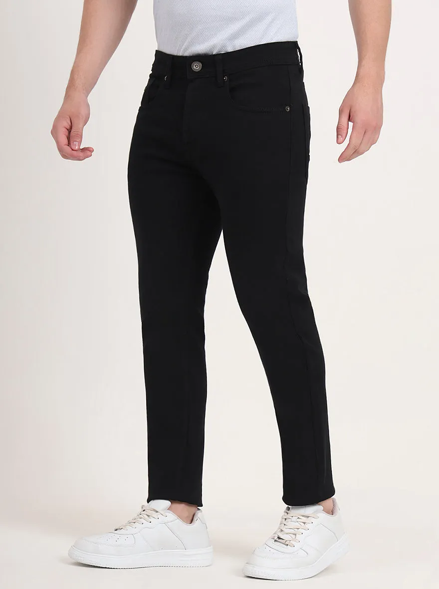 Black Washed Slim Fit Jeans | Greenfibre