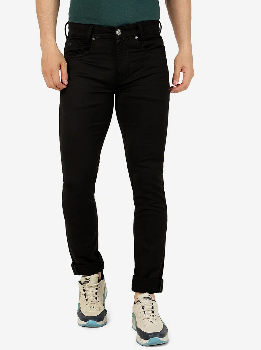Black Washed Slim Fit Jeans | JadeBlue
