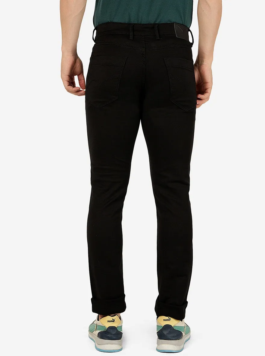Black Washed Slim Fit Jeans | JadeBlue