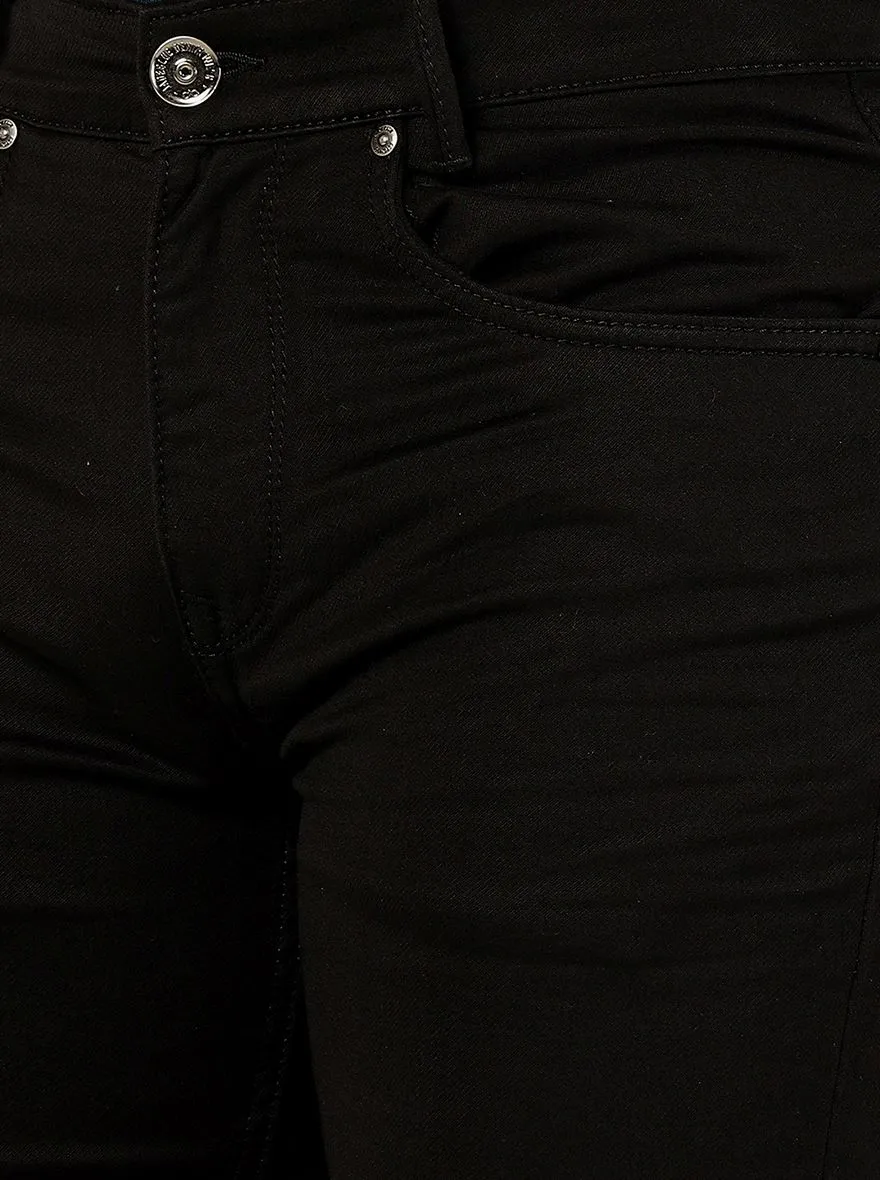 Black Washed Slim Fit Jeans | JadeBlue