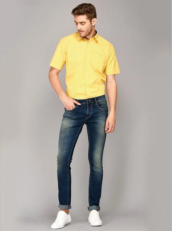 Blue Straight Fit Jeans | JadeBlue