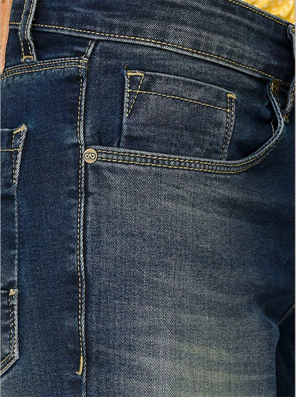 Blue Straight Fit Jeans | JadeBlue