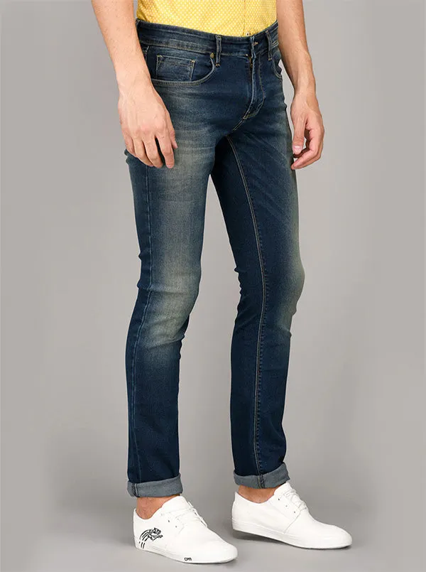 Blue Straight Fit Jeans | JadeBlue