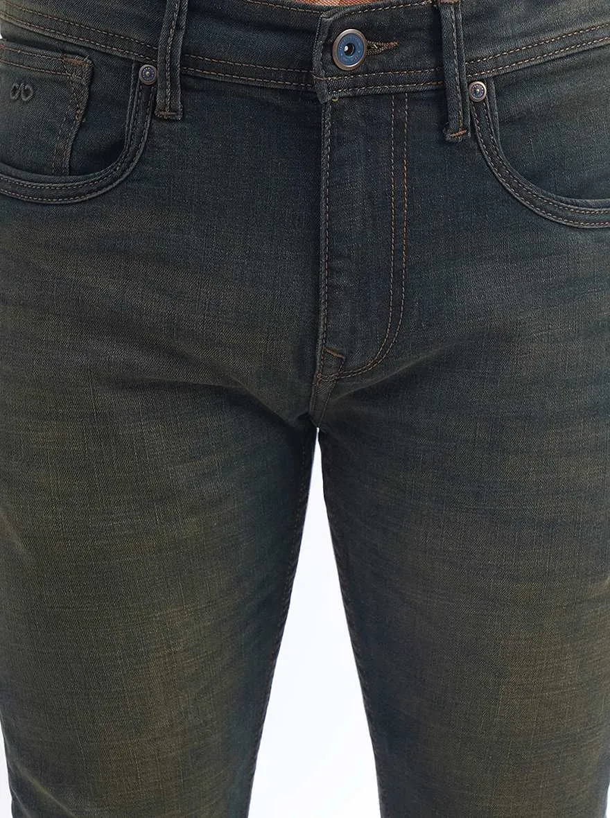 Blue Washed Rider Fit Jeans | JadeBlue