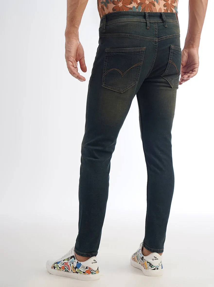 Blue Washed Rider Fit Jeans | JadeBlue
