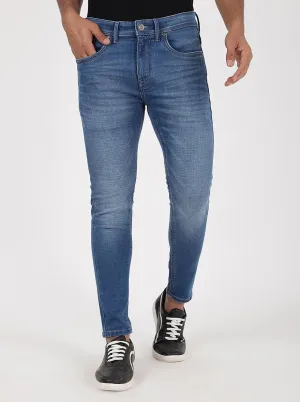 Blue Washed Rider Fit Jeans | JadeBlue