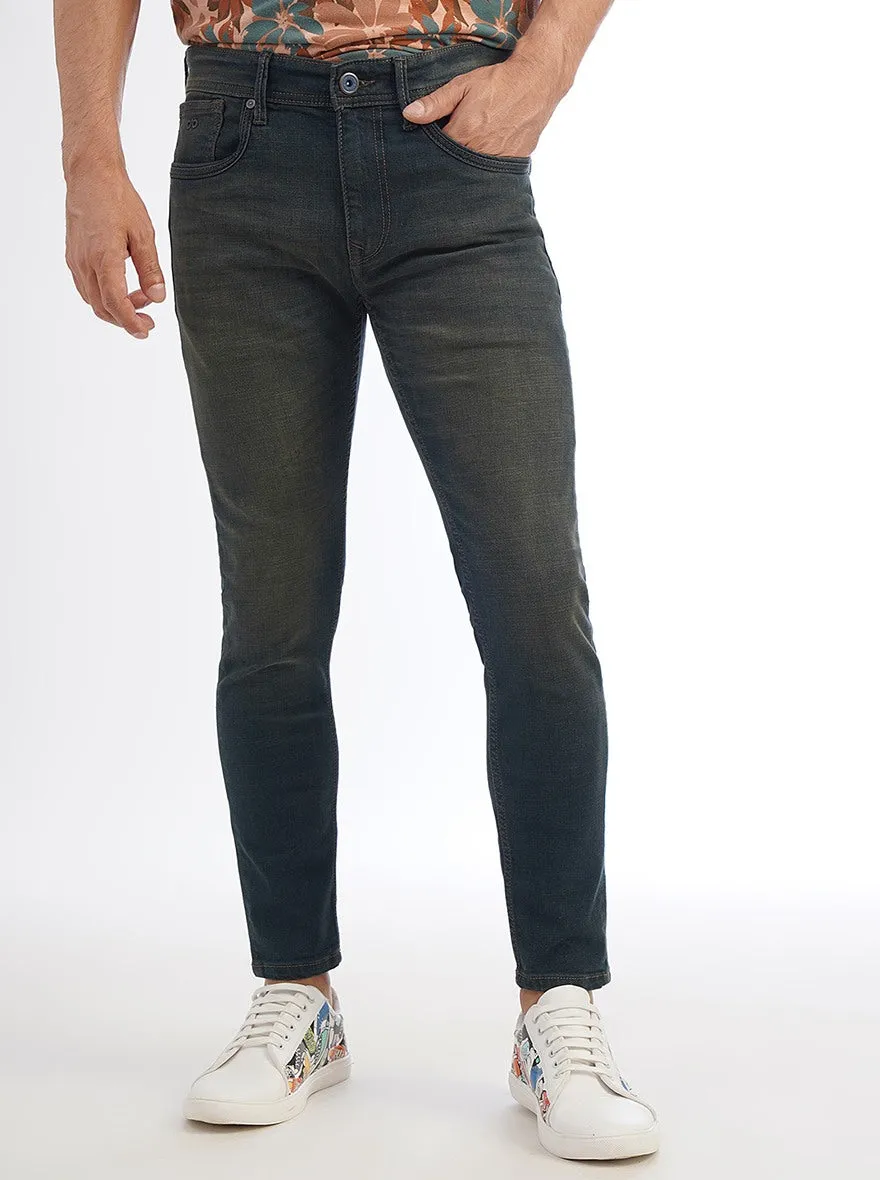Blue Washed Rider Fit Jeans | JadeBlue