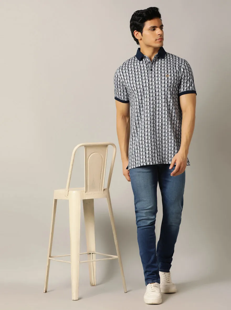 Blue Washed Slim Fit Jeans | JadeBlue