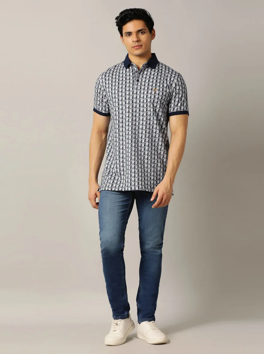 Blue Washed Slim Fit Jeans | JadeBlue