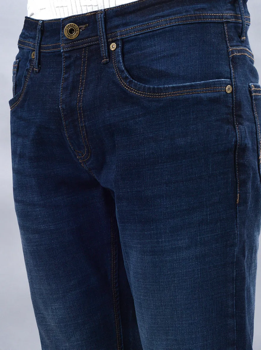 Blue Washed Slim Fit Jeans | JadeBlue