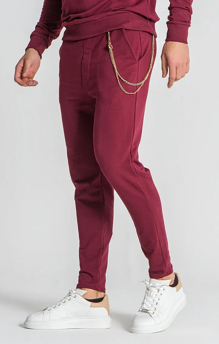 Burgundy Victory Pants