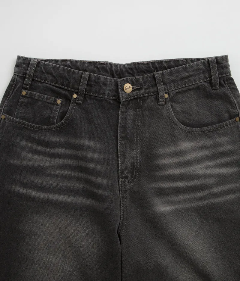 Butter Goods Wide Cut Jeans - Washed Black