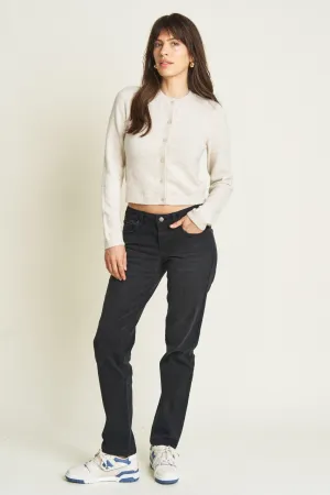 Chester Low Rise Slim Straight Washed Black