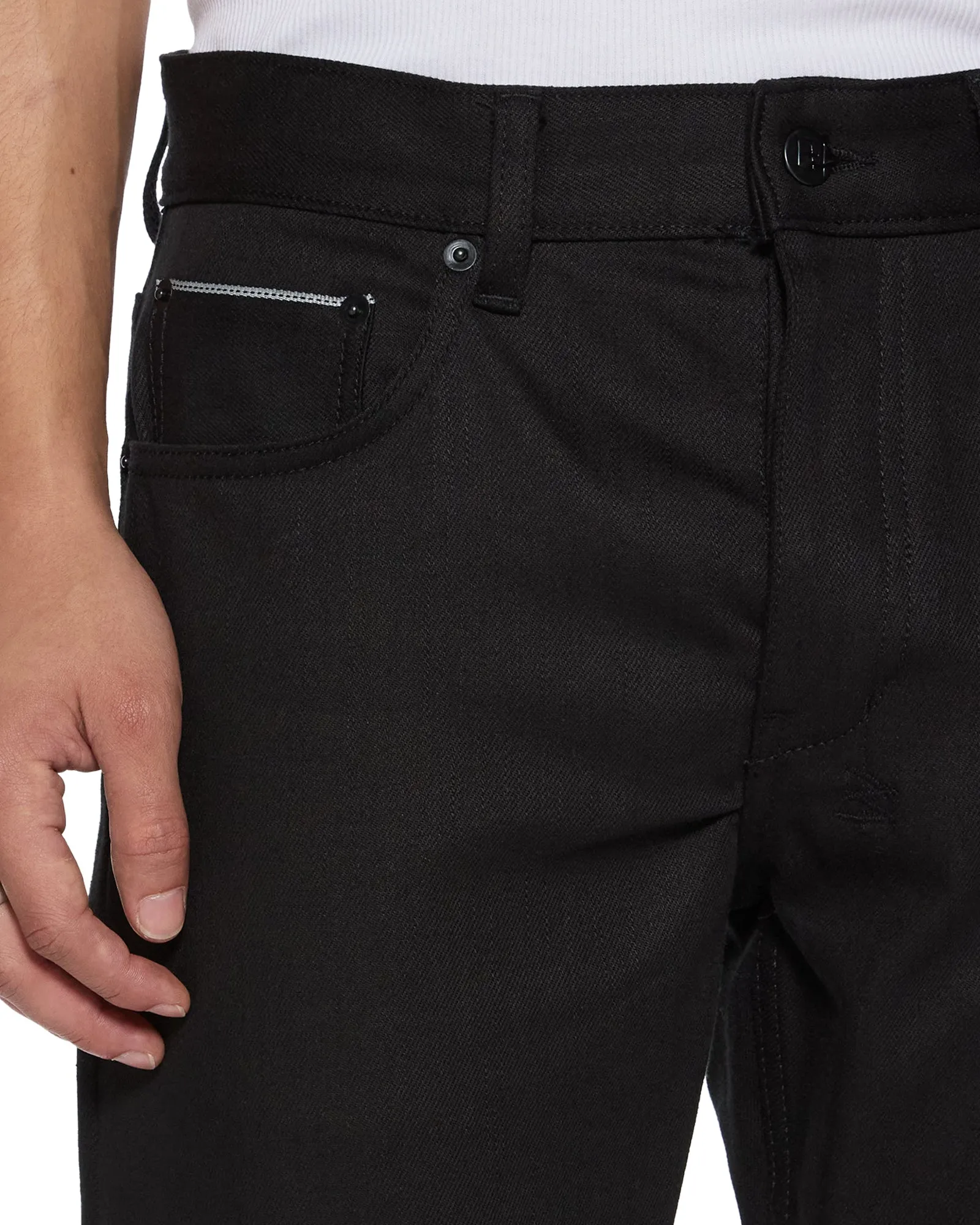CHITCH SELVEDGE RAW BLACK