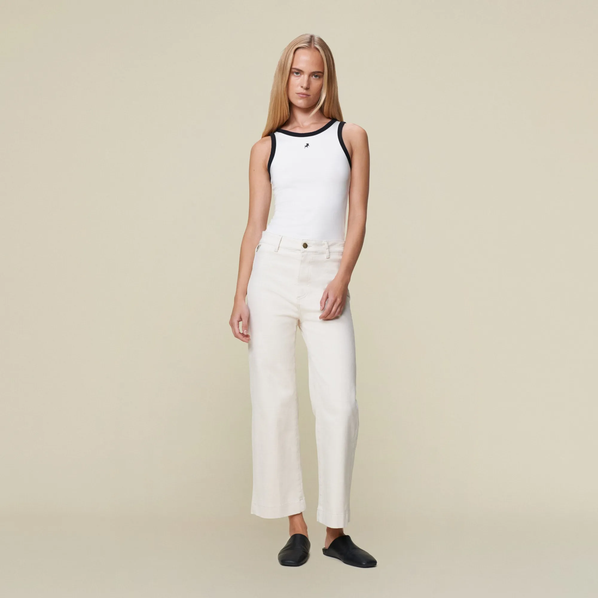 Colette Mistral R Hampshire Ecru - High Rise Wide Fit