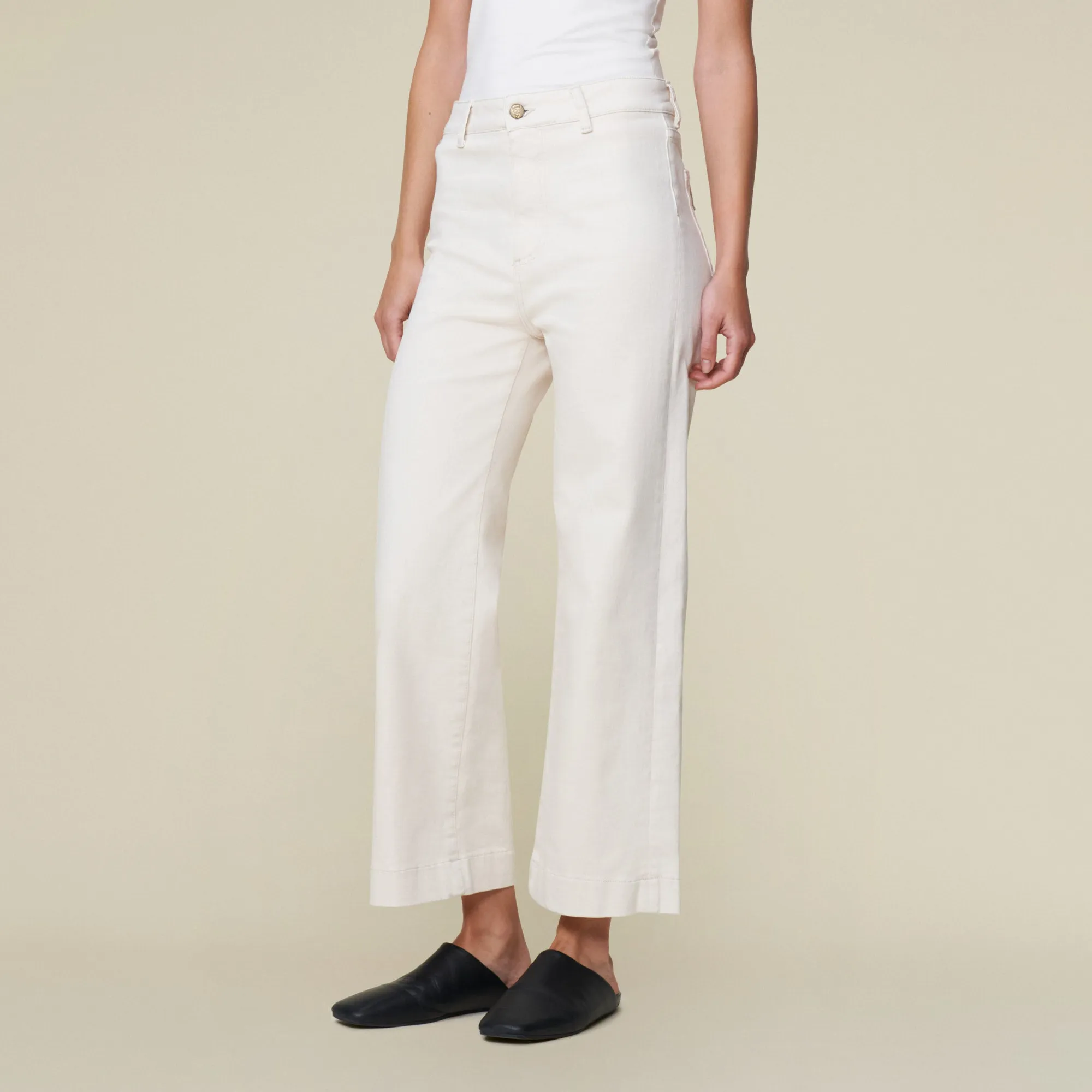 Colette Mistral R Hampshire Ecru - High Rise Wide Fit