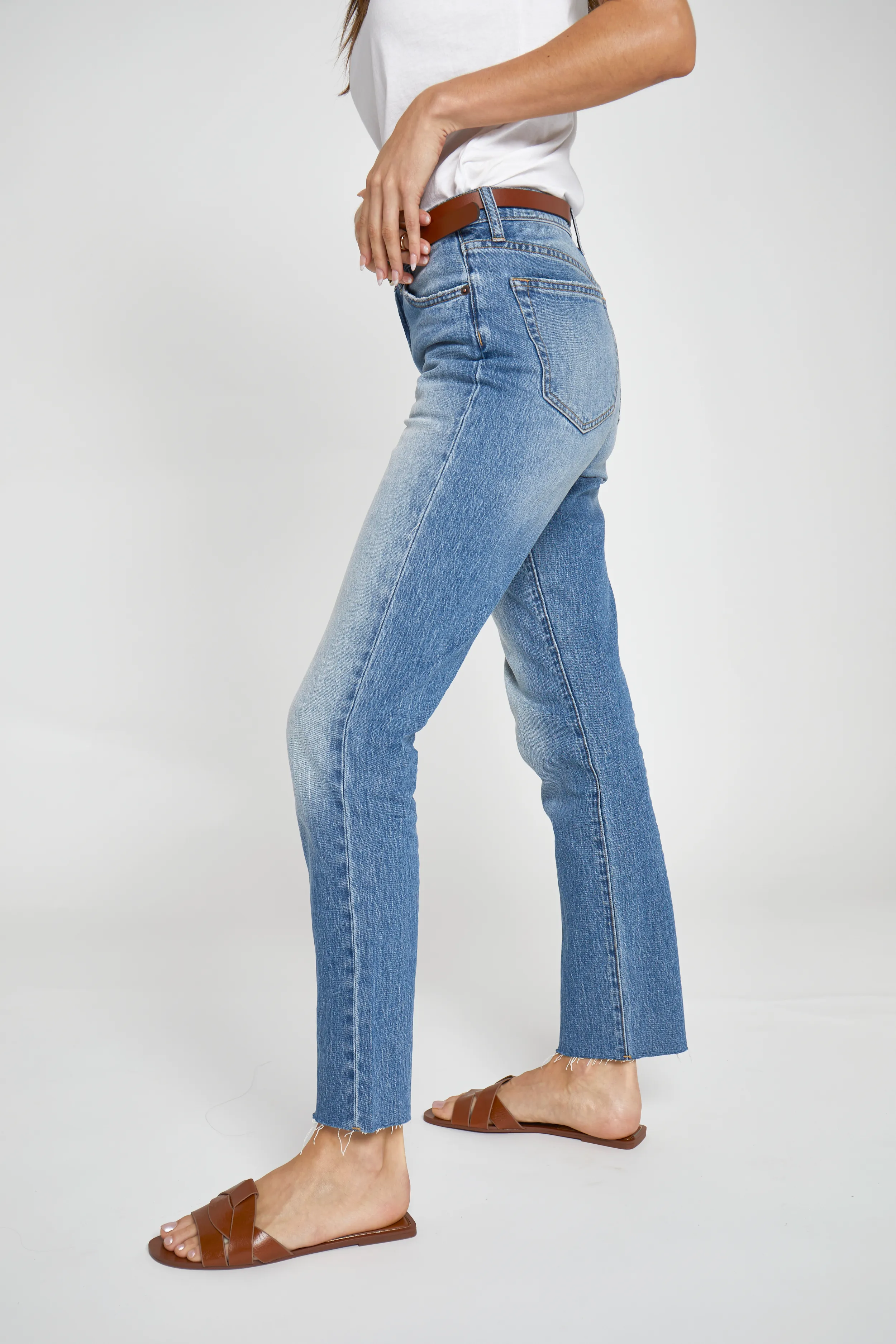 Crosby High Rise Relaxed Taper Vintage Denim Indigo