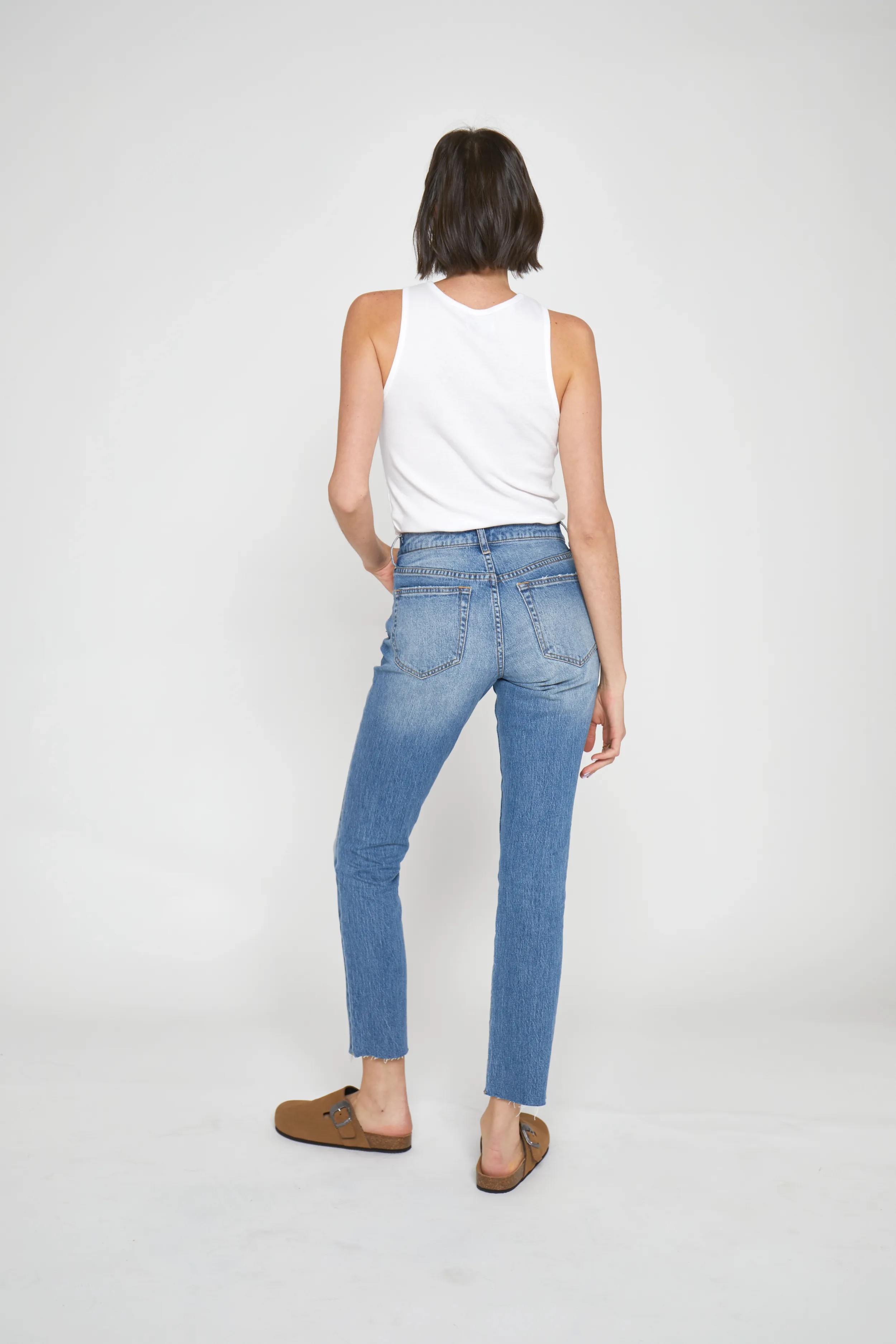 Crosby High Rise Relaxed Taper Vintage Denim Indigo