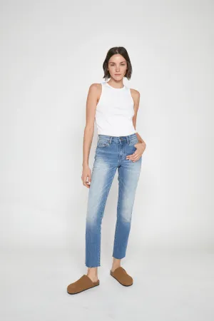 Crosby High Rise Relaxed Taper Vintage Denim Indigo