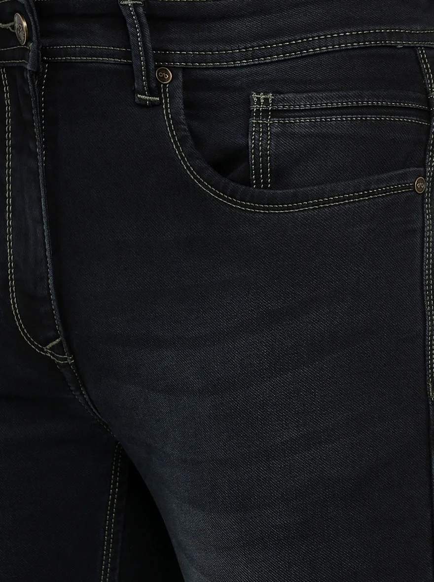 Dark Blue Washed Slim Fit Jeans | JadeBlue
