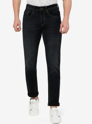 Dark Blue Washed Slim Fit Jeans | JadeBlue