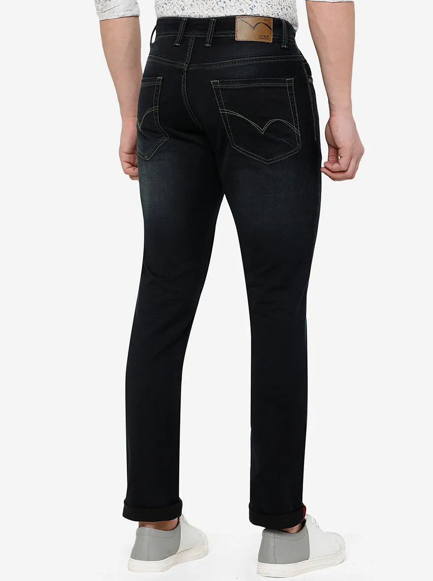 Dark Blue Washed Slim Fit Jeans | JadeBlue