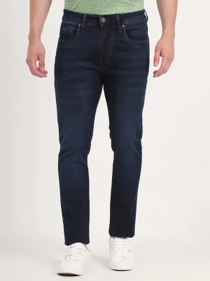 Dark Blue Washed Slim Fit Jeans | JadeBlue