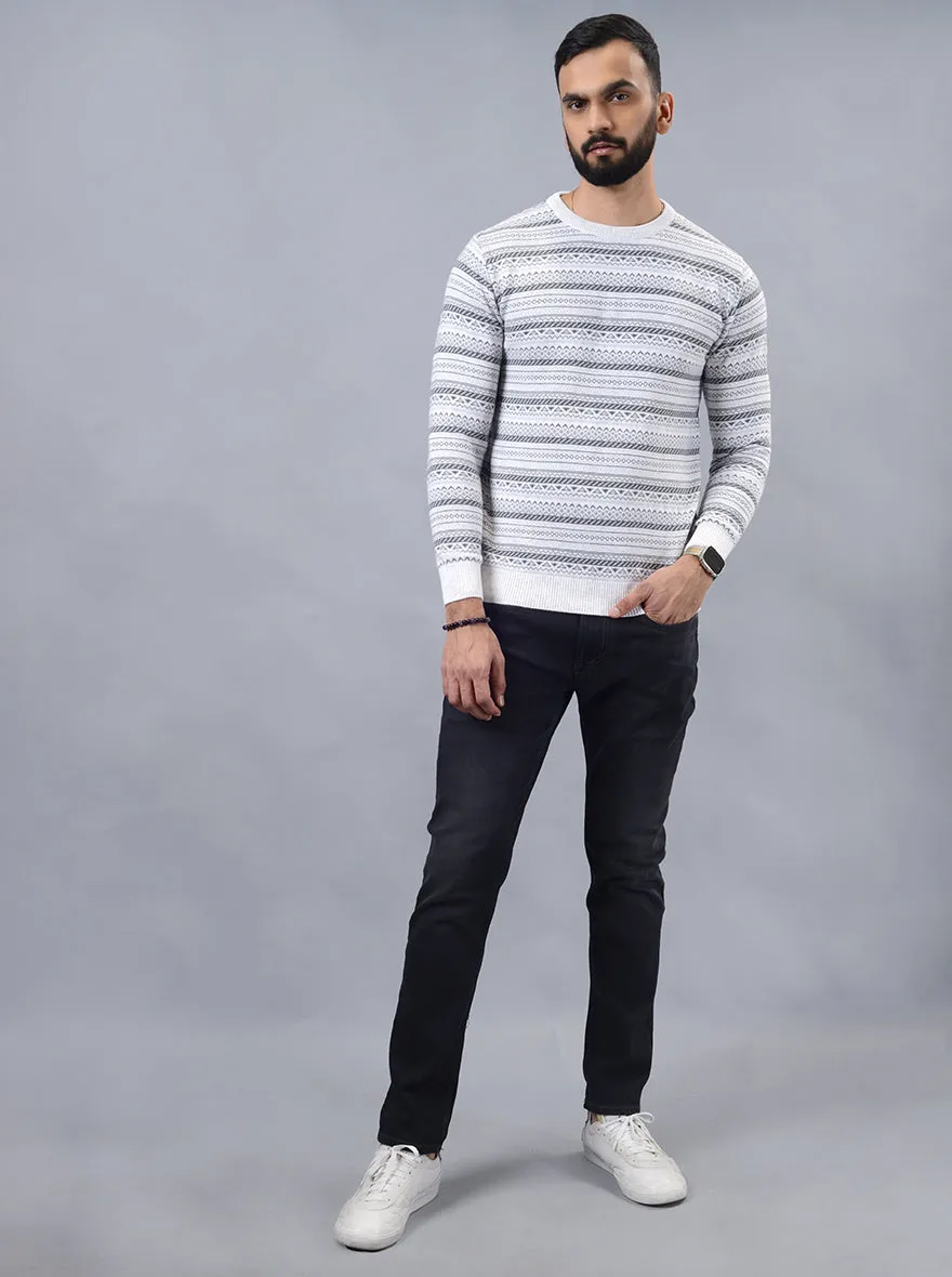 Dark Grey Washed Slim Fit Jeans | JadeBlue