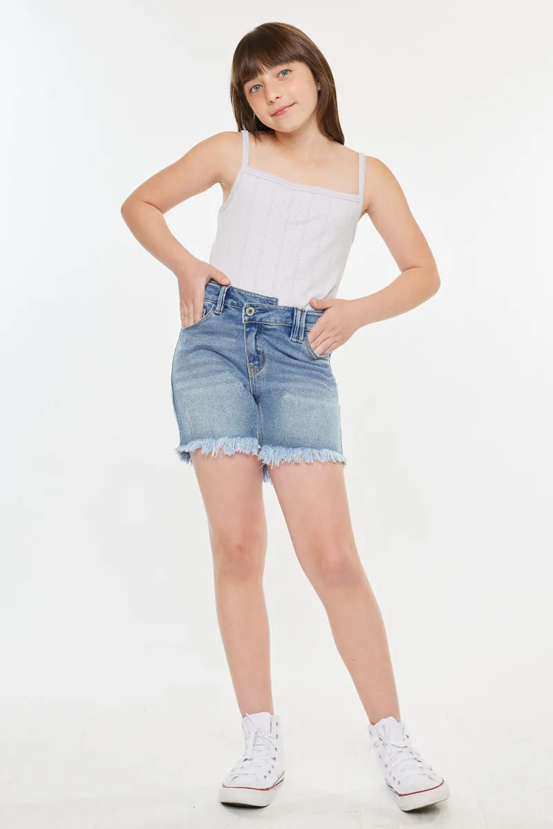 Dora High Rise Kid Shorts