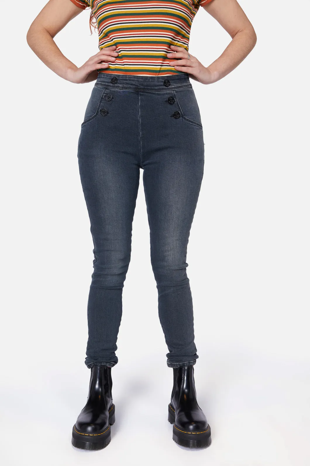 Ebony High Rise Jeans