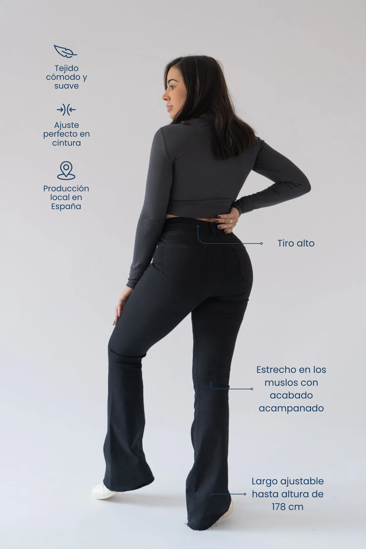FLARE HIGH RISE - BLACK