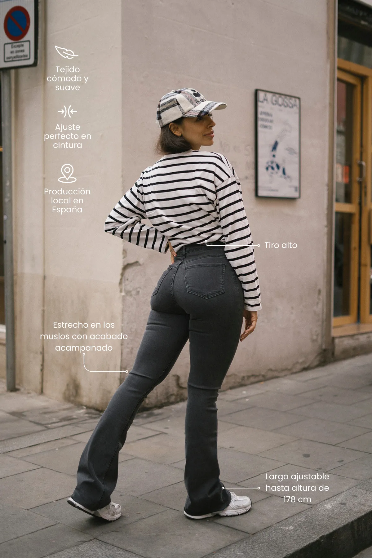 FLARE HIGH RISE - GREY
