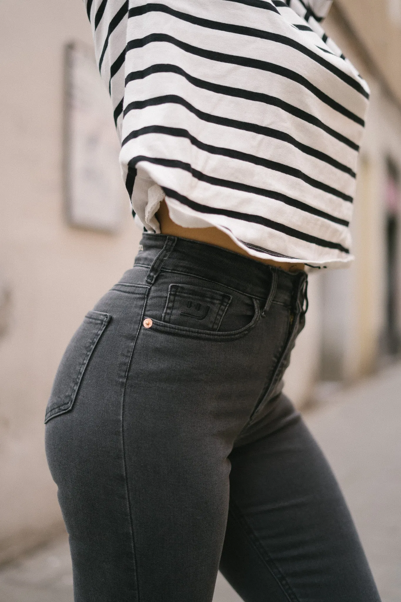 FLARE HIGH RISE - GREY