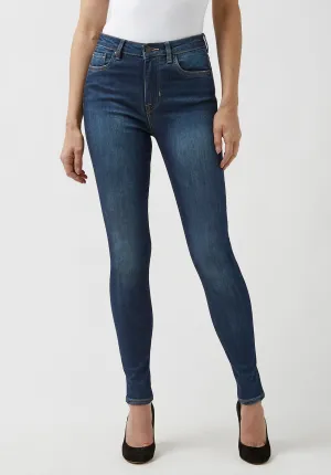 High Rise Skinny Skylar Women's Jeans, Night Rain Indigo - BL15703