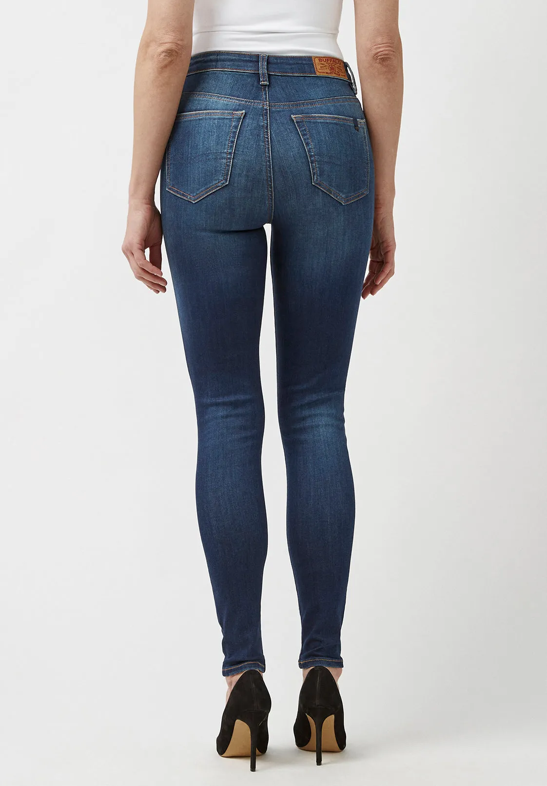 High Rise Skinny Skylar Women's Jeans, Night Rain Indigo - BL15703
