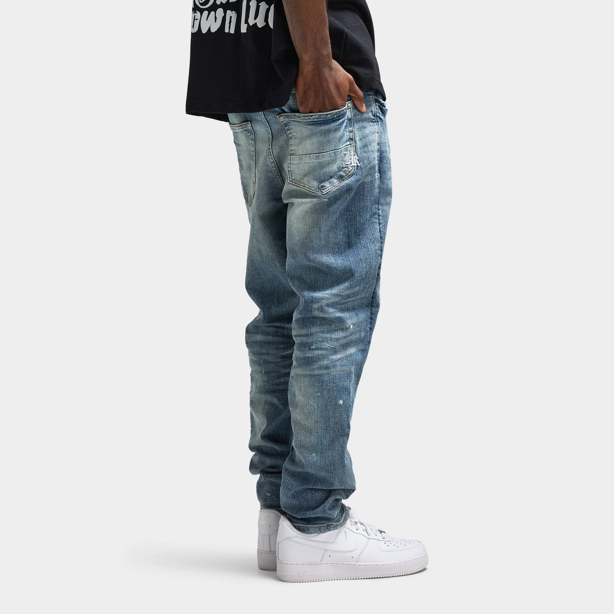 Hoodrich Edge Jeans Blue / White