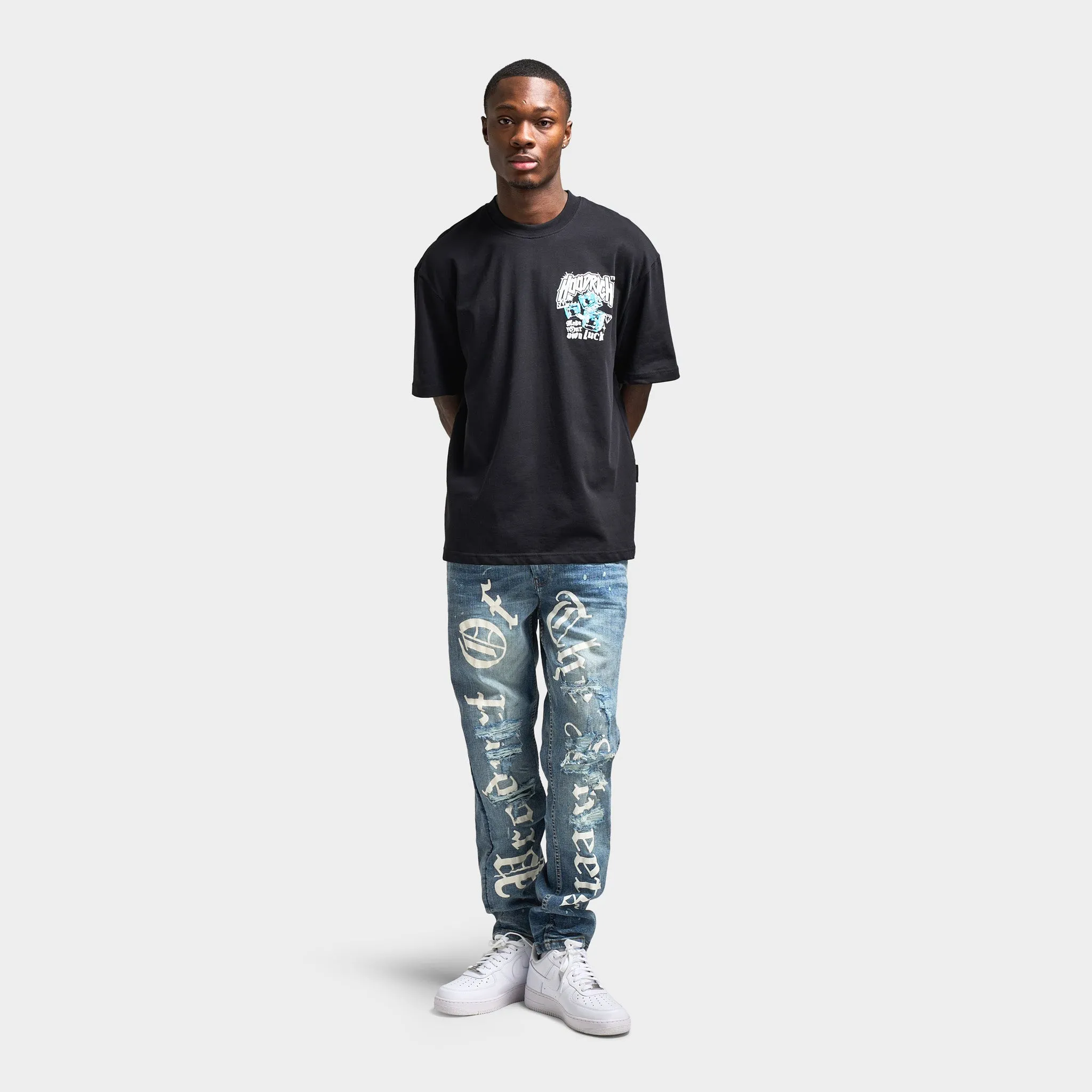Hoodrich Edge Jeans Blue / White