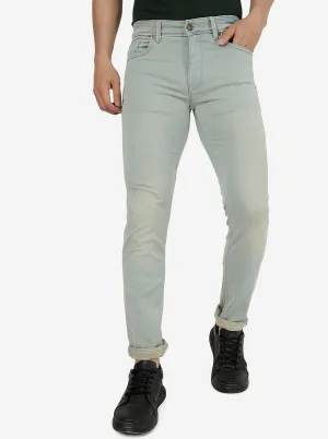 Ice Blue Washed Slim Fit Jeans | JadeBlue
