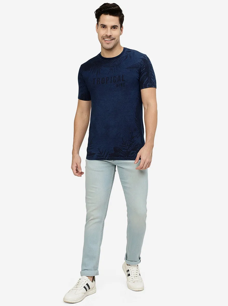 Ice Blue Washed Straight Fit Jeans | JadeBlue