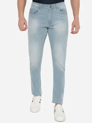 Ice Blue Washed Straight Fit Jeans | JadeBlue