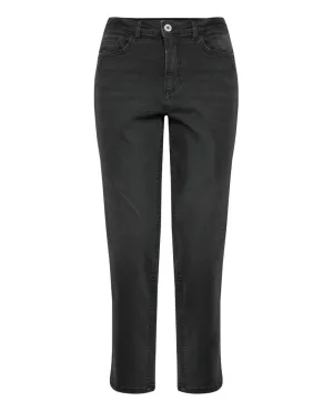 Ichi Twiggy Raven Washed Grey Jean