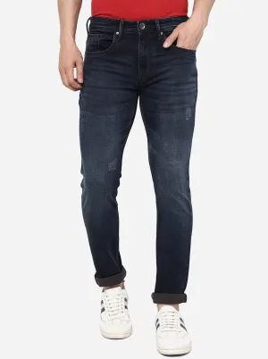 Ink Blue Solid Slim Fit Jeans | JadeBlue